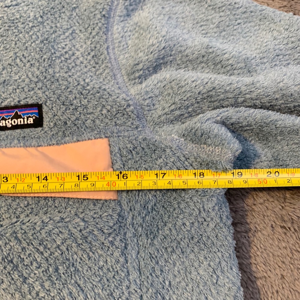 Patagonia Womens Re-Tool Snap-T Fleece Pullover Blue Peach Small 25442 - Picture 6 of 7